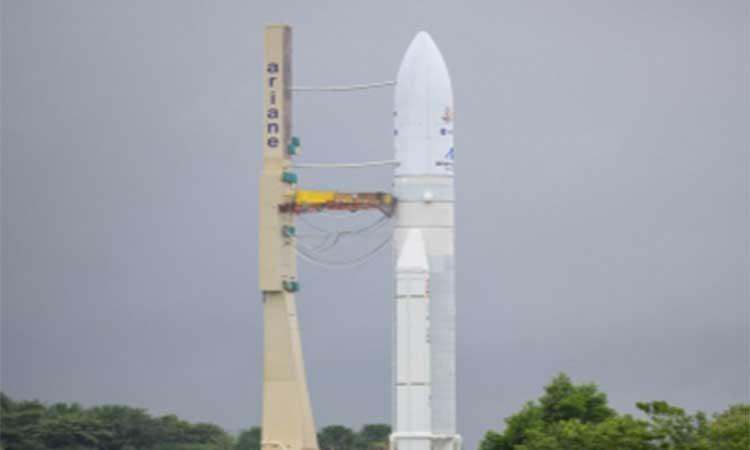 Indian-communication-satellite-to-be-launched-by-Arianespace-on-Wednesday