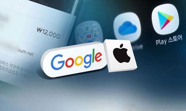Google-And-Apple-Logo