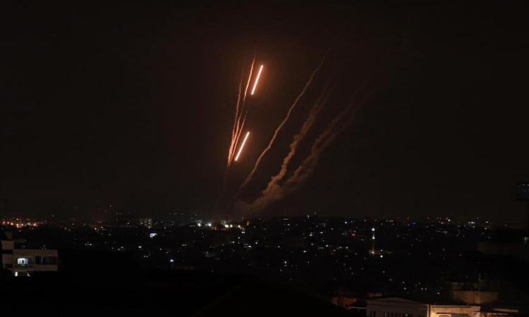 Israeli-airstrike-Gaza-City