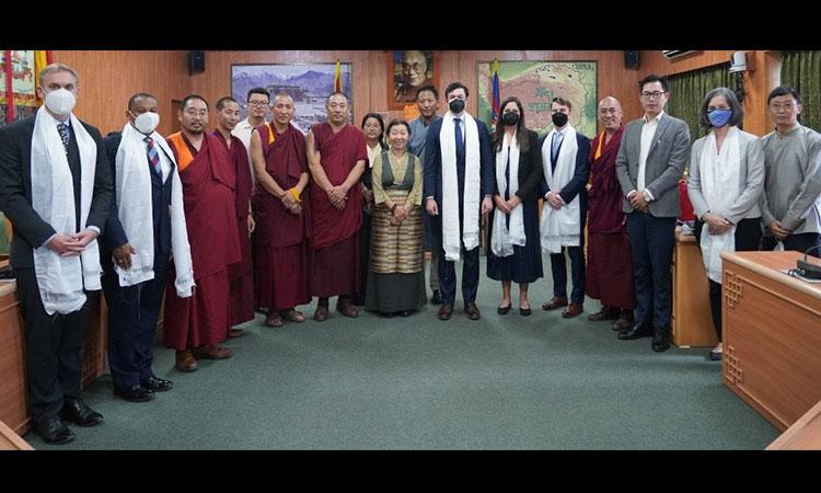 US-delegation- Tibetan-Government
