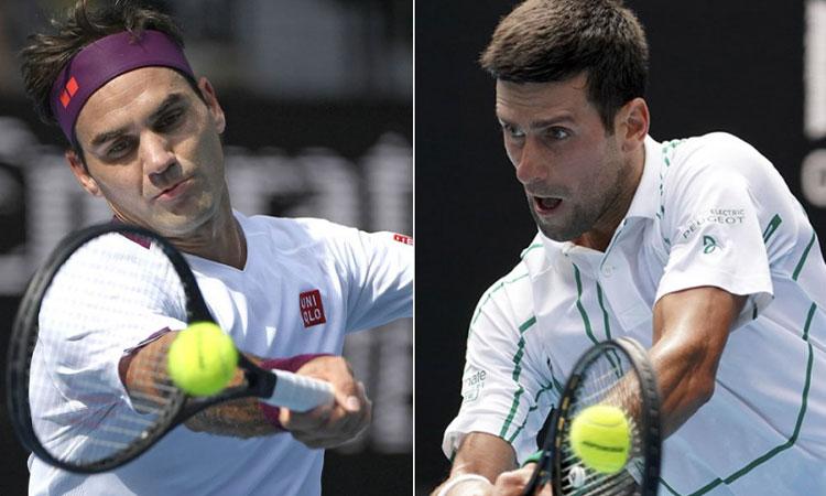 Novak-Djokovic-and- Roger-Federer