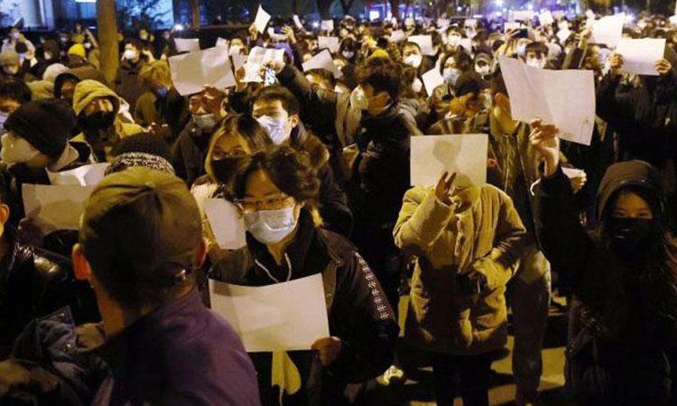 Chinese-Protesters