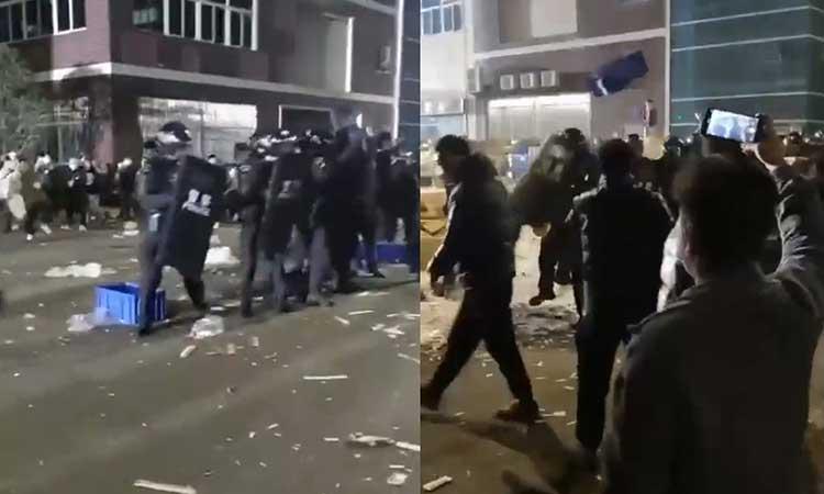 Workers-clash-China-police