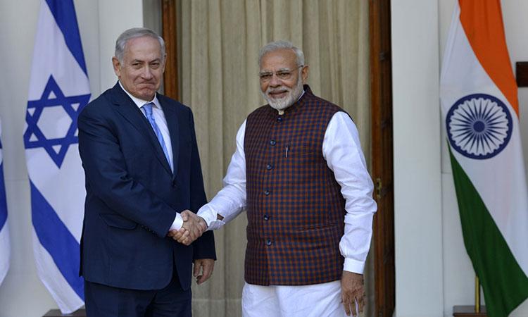 Benjamin-Netanyahu-Narendra-Modi
