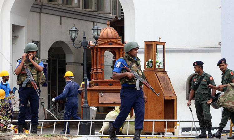 Security-forces-are-seen-outside-St-Anthony-Church