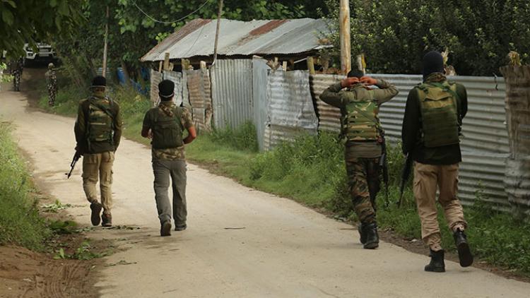 An-encounter-has-started-between-terrorists-and-security-forces-at-Wanigam-Bala-area-in-north-Kashmir-Baramulla-district,