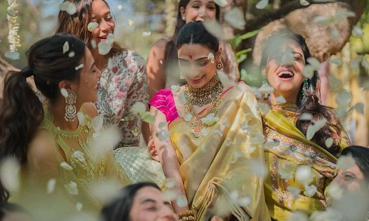 Athiya-Shetty-shares-pic-in-saree-from-pre-wedding-ceremony