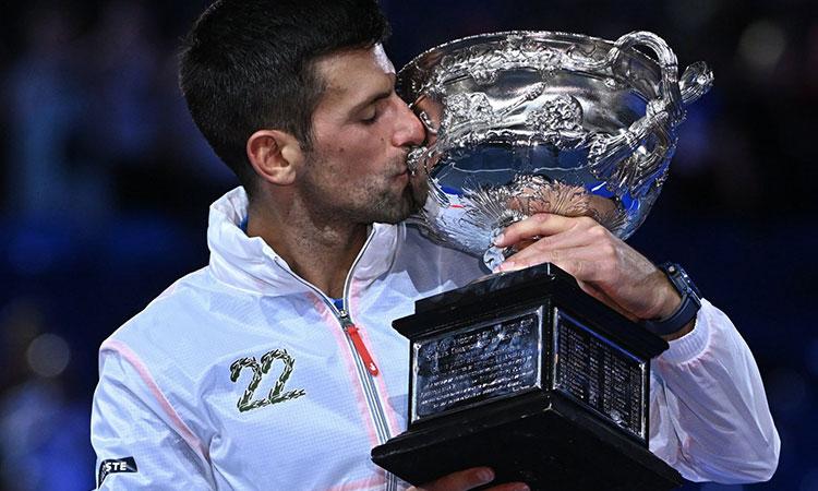 Djokovic-returns-to-top-spot-after-Australian-Open-victory-Nadal-slips-to-sixth-in-ATP-rankings