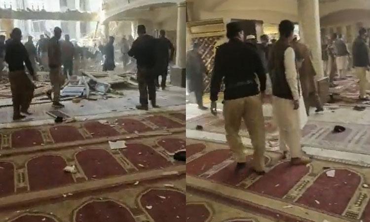 Police-targeted-in-Peshawar-mosque-attack-toll-mounts-to-47