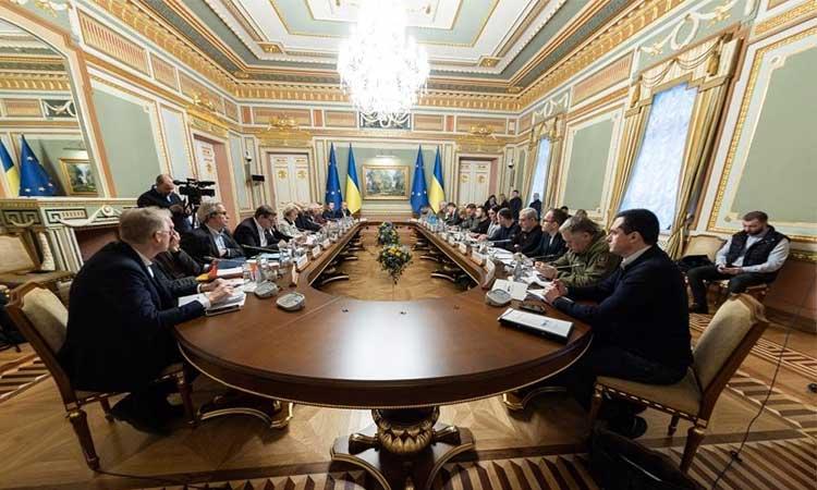 The-24th-Ukraine-EU-summit-is-held-in-Kiev-Ukraine-Feb-3-2023