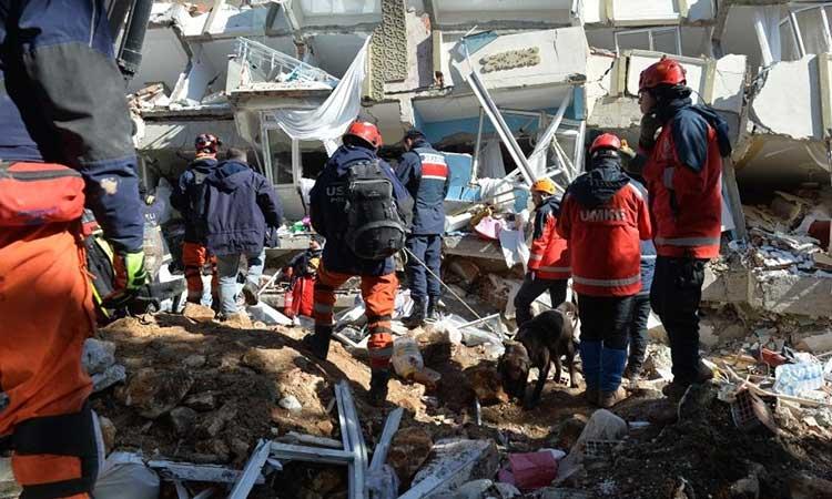 Rescuers-carry-out-rescue-operation-with-rescue-dogs-in-Adiyaman-Turkey