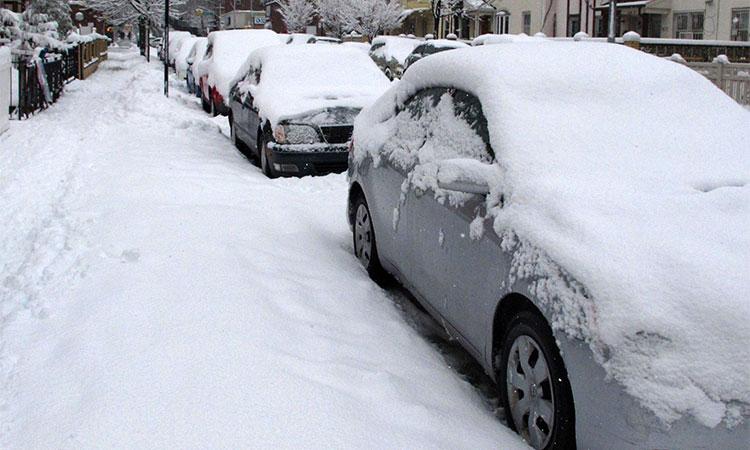 Snow-covered-cars