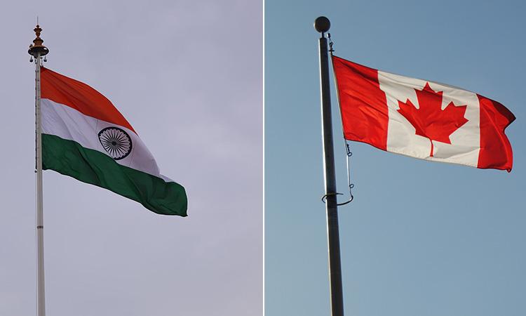 India-and-Canada-Flag