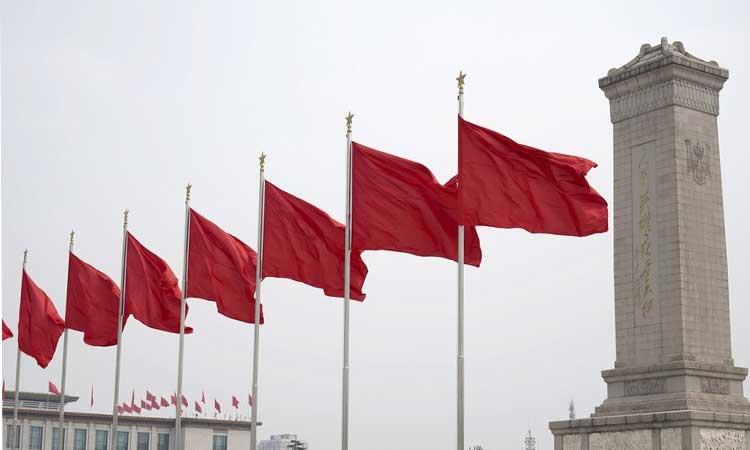 China-flags