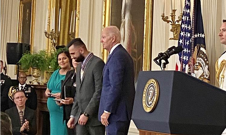 Biden honours-Medal of Valor