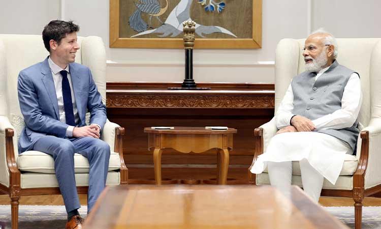 Sam Altman and PM Modi
