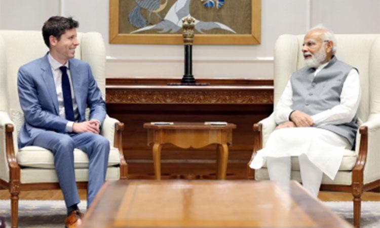 Prime-Minister Narendra-Modi-Sam Altman