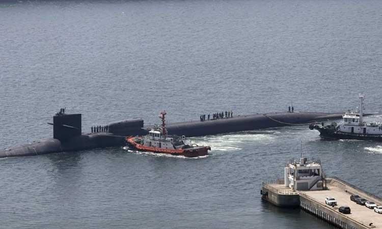 US-nuke-powered-submarine-arrives-in-S.Korea-after-Pyongyang's-launch