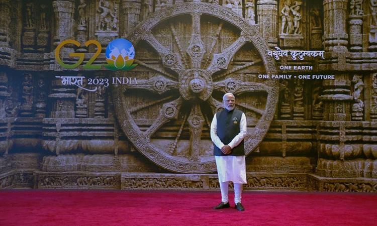 Narendra-Modi-Konark-Wheel-G20