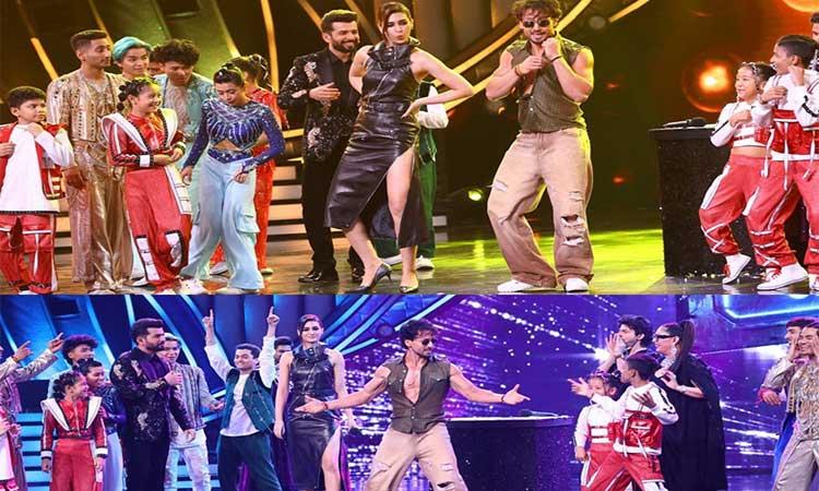 Tiger-Shroff-Kriti-Sanon-to-take-hookstep-challenge-on-IBD-3