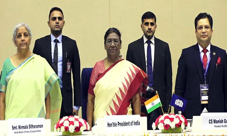 Finance-minister-emphasises-on-corporate-good-governance-among-company-secretaries