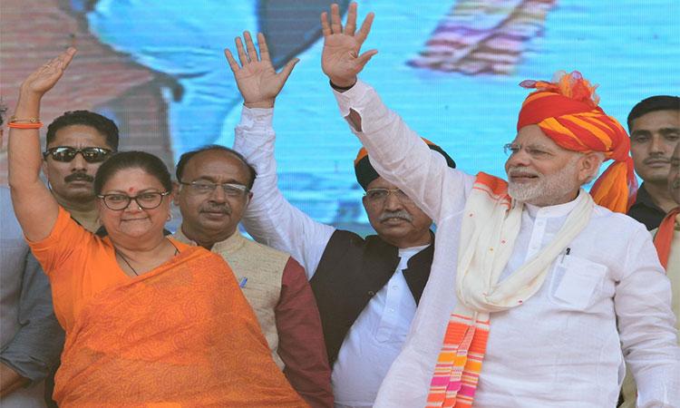 BJP-banks-on-PM-Modis-popularity-strong-base-but-Raje-is-a-problem