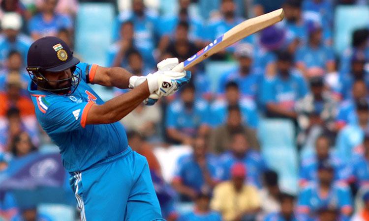 Men’s ODI WC: Rohit top-scores with 87, Suryakumar makes 49 as India ...