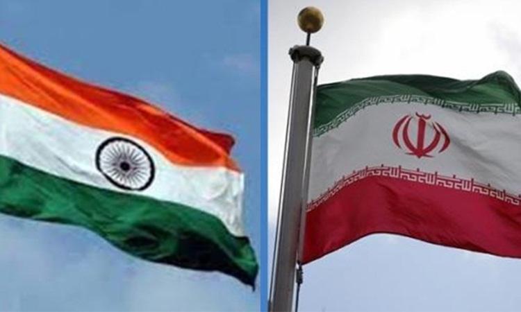 india-iran-flag