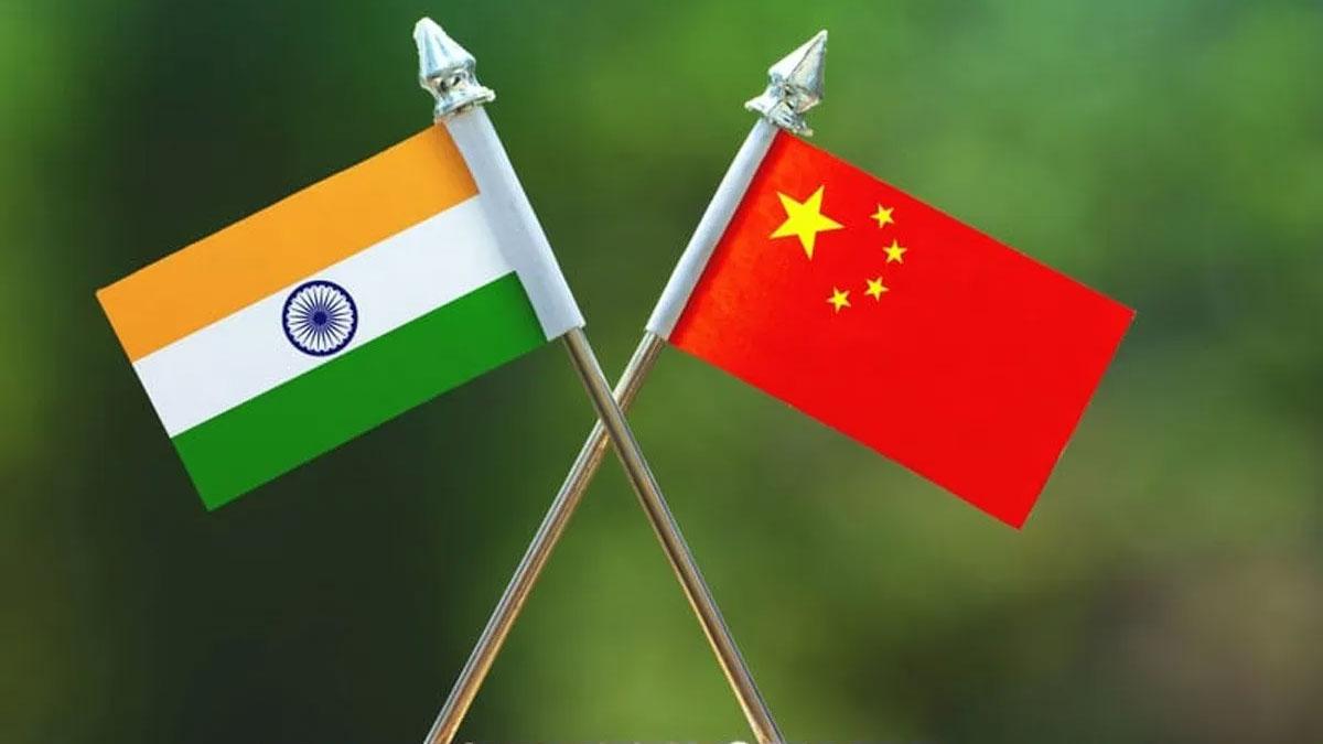 India-china-flag