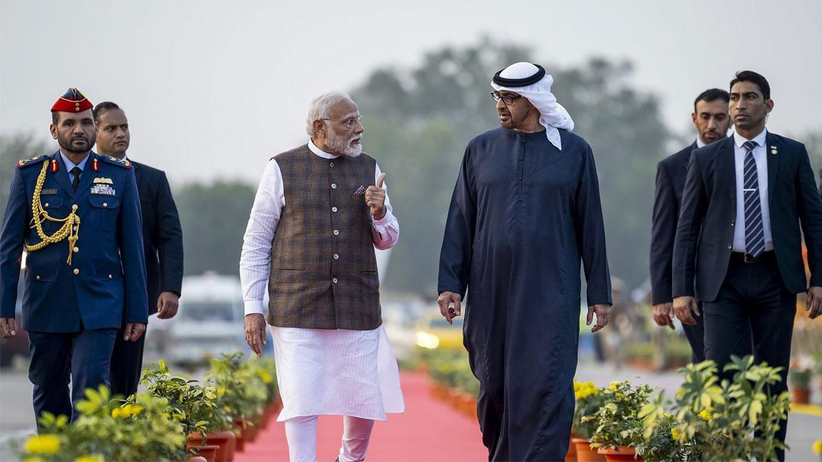 Narendra-Modi-UAE-President