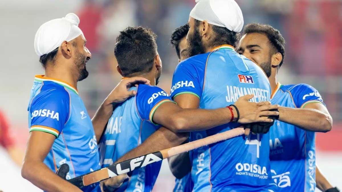 India and Spain were locked at 2-2 after regulation time in the FIH Pro League.