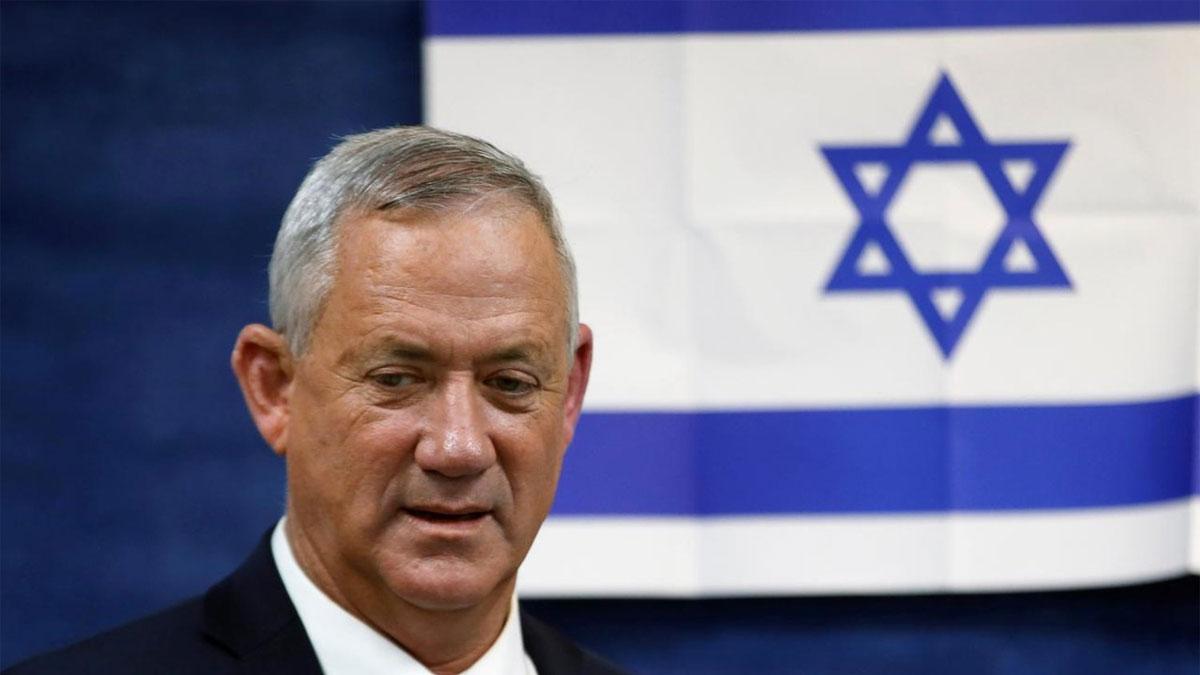 Leader of Blue and White party, Benny Gantz
