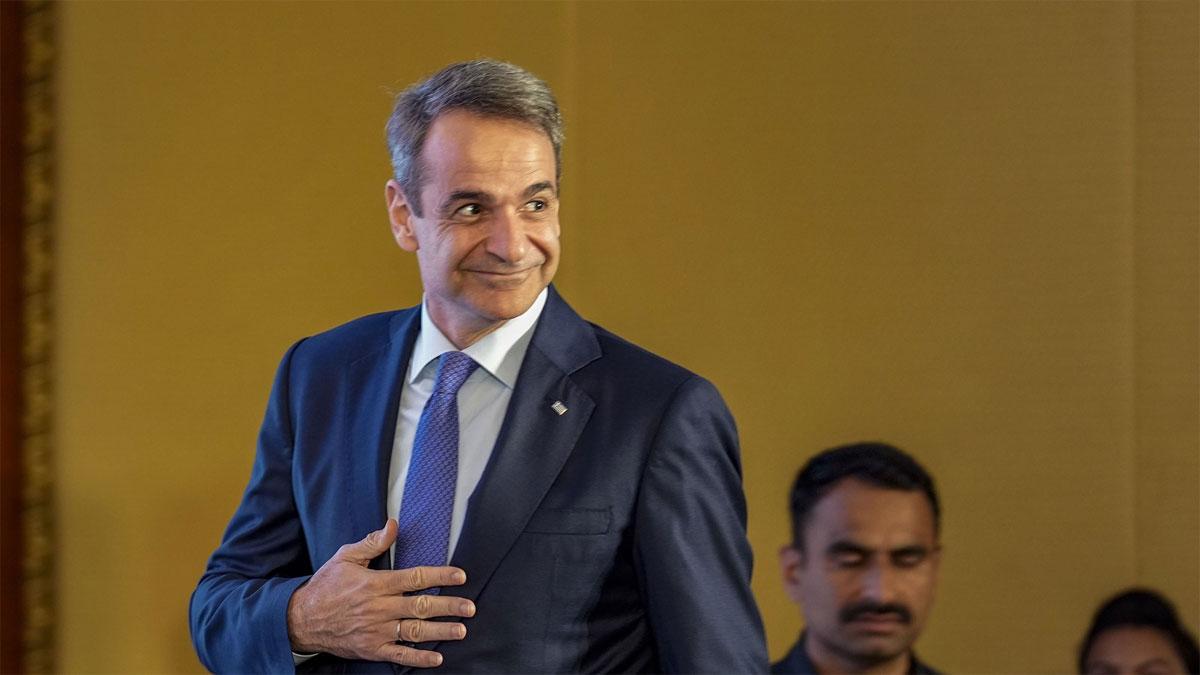 Greek Prime Minister Kyriakos Mitsotakis