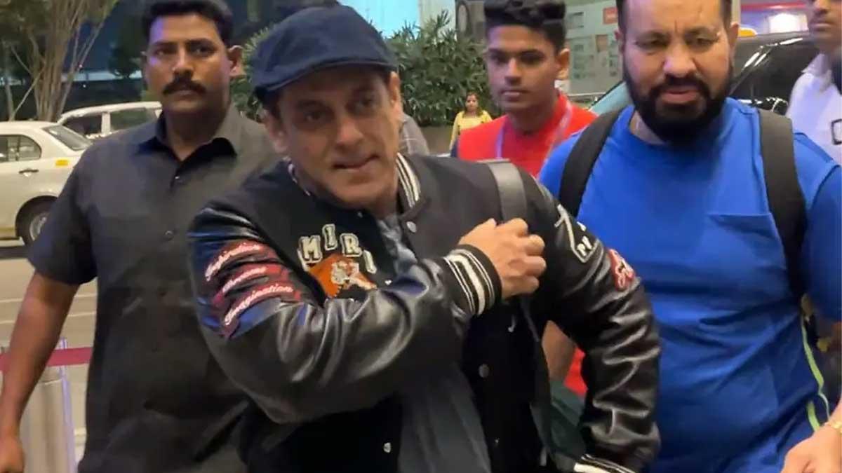 Salman Khan Shows Off Unique Pants Featuring His Own Face