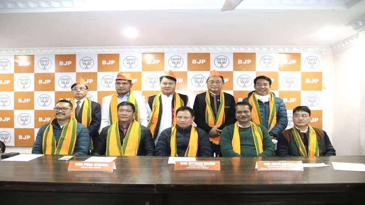 Arunachal Pradesh: Four MLAs from Congress, NPP join ruling BJP ahead of Lok Sabha elections.