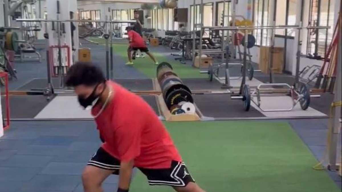 Sweating for Success: Rishabh Pant's Intense Gym Session Before IPL 2024