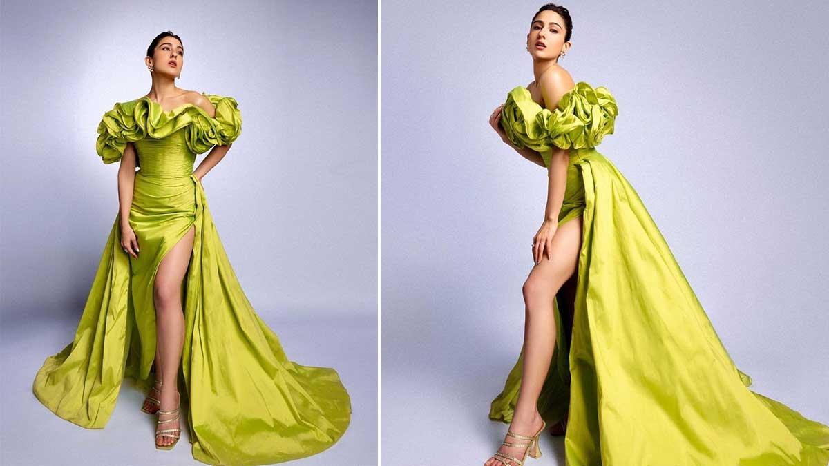 Gorgeous in Green: Sara Ali Khan's Captivating Photoshoot