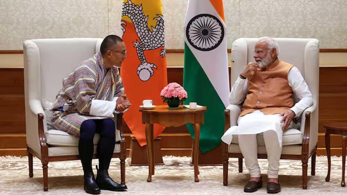 Prime-Minister-Narendra-Modi-along-with-his-Bhutanese-counterpart-Tshering-Tobgay-in-New-Delh