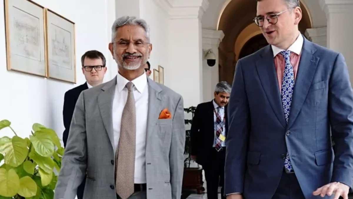 EAM Jaishankar Highlights Discussions with Ukrainian FM Centered on Russia Conflict