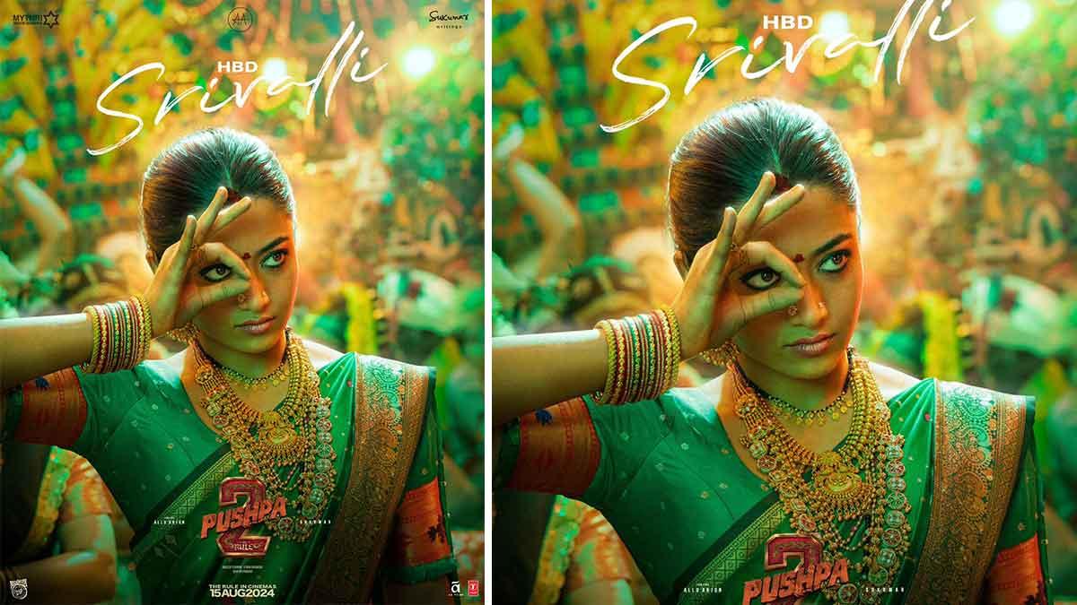 Rashmika Mandanna's First Glimpse of Srivalli in 'Pushpa 2' Unveiled by Makers