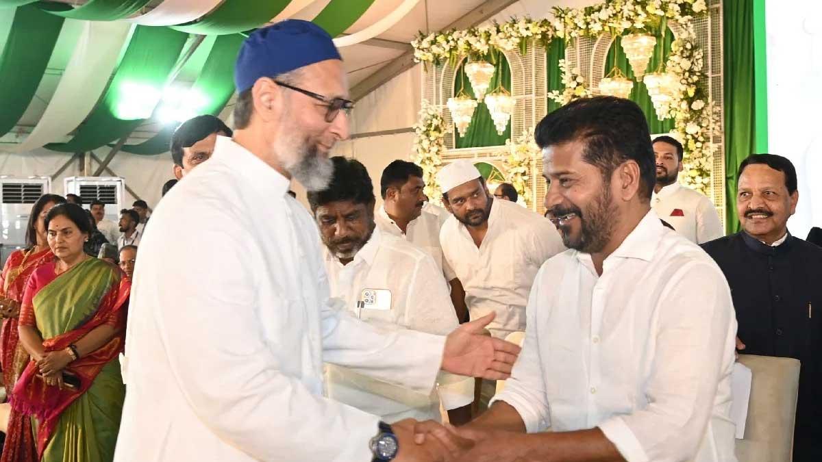 BJP-Claims-Congress'-Covert-Pact-to-Ensure-Owaisi's-Victory