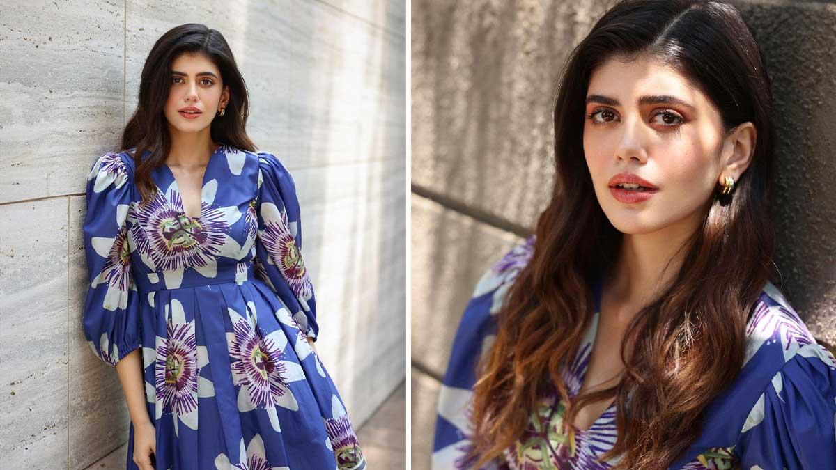 Sanjana Sanghi Embraces Summer Vibes in Floral Attire: Ready for Workdays Ahead