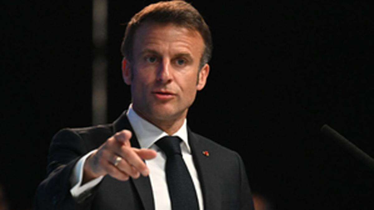 French President Macron Discusses Contingency Plans for Paris Olympics Opening Event