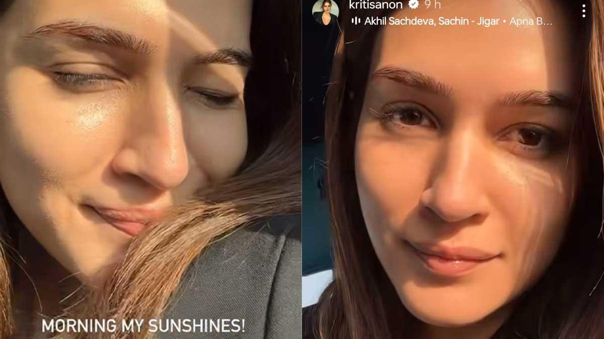 Kriti Sanon Radiates Natural Beauty with Morning Glow: 'Sun plus sunscreen'