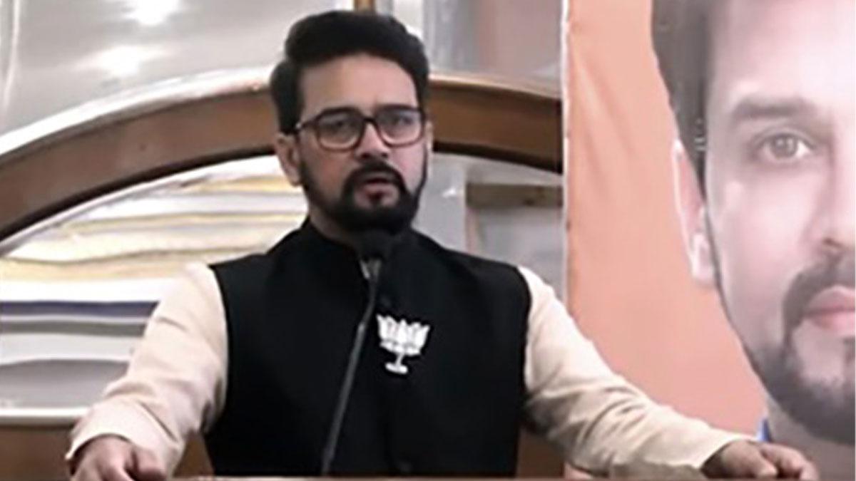 Rahul Gandhi, Owaisi trained in 'Aurangzeb school of thought', alleges Union Minister Anurag Thakur
