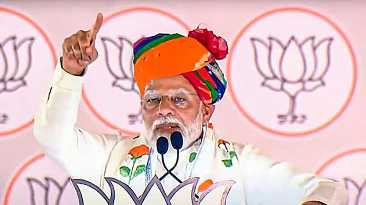 Cong accepted country's division on basis of religion: said PM Modi