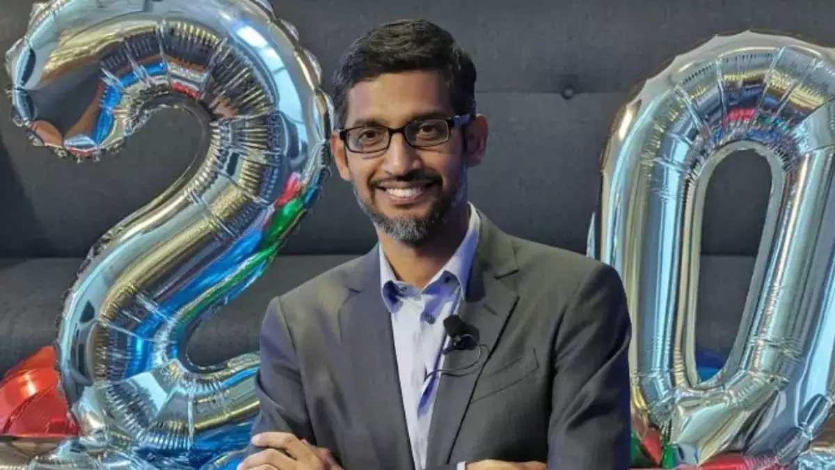 "From technology to my hair, a lot has changed," said Pichai upon reaching his 20-year Google milestone