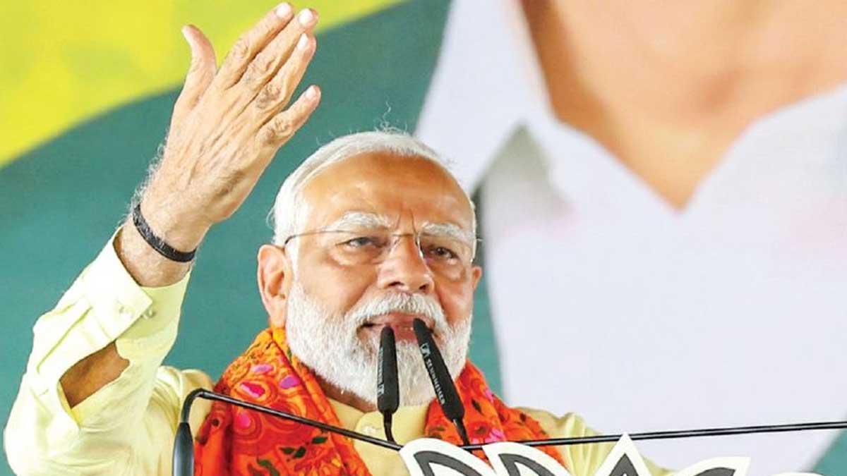 PM Modi says Congress will receive less seats than the age of "Shehzada"