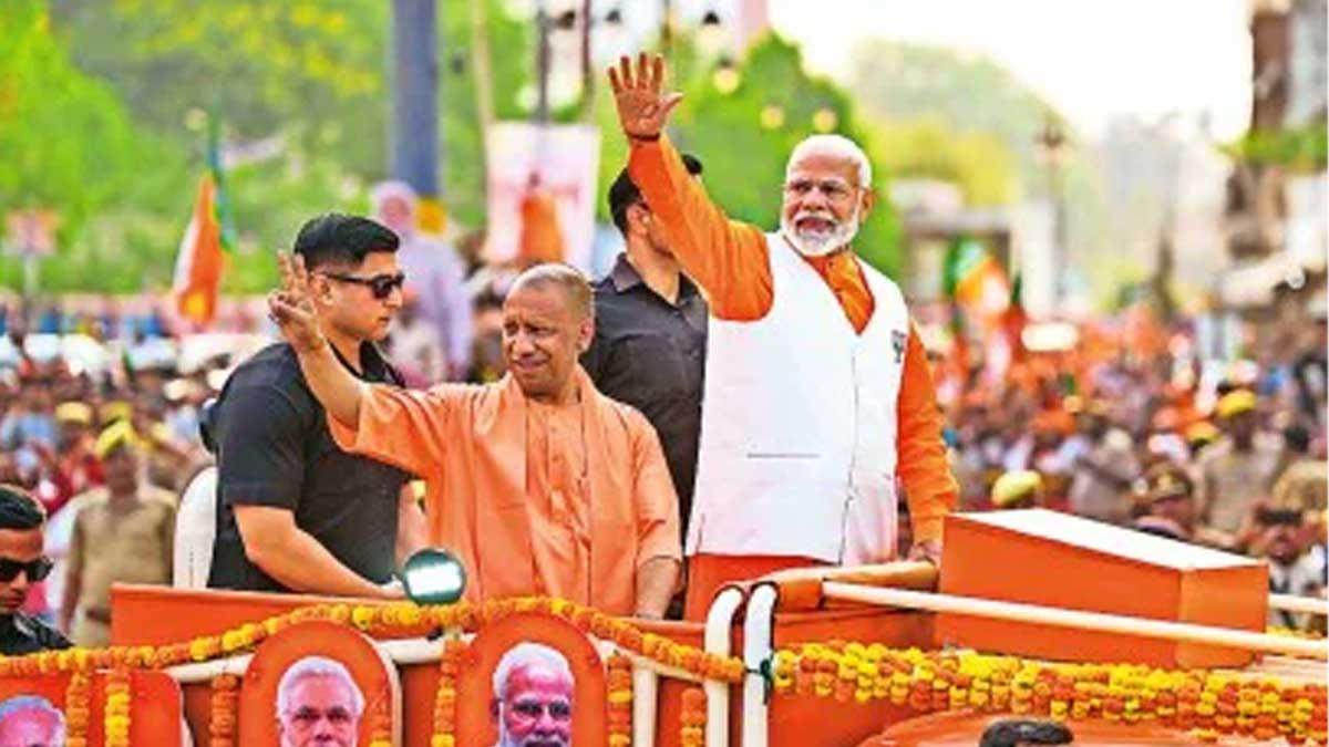 Prime Minister Modi's Vibrant Varanasi Roadshow Precedes Nomination Filing