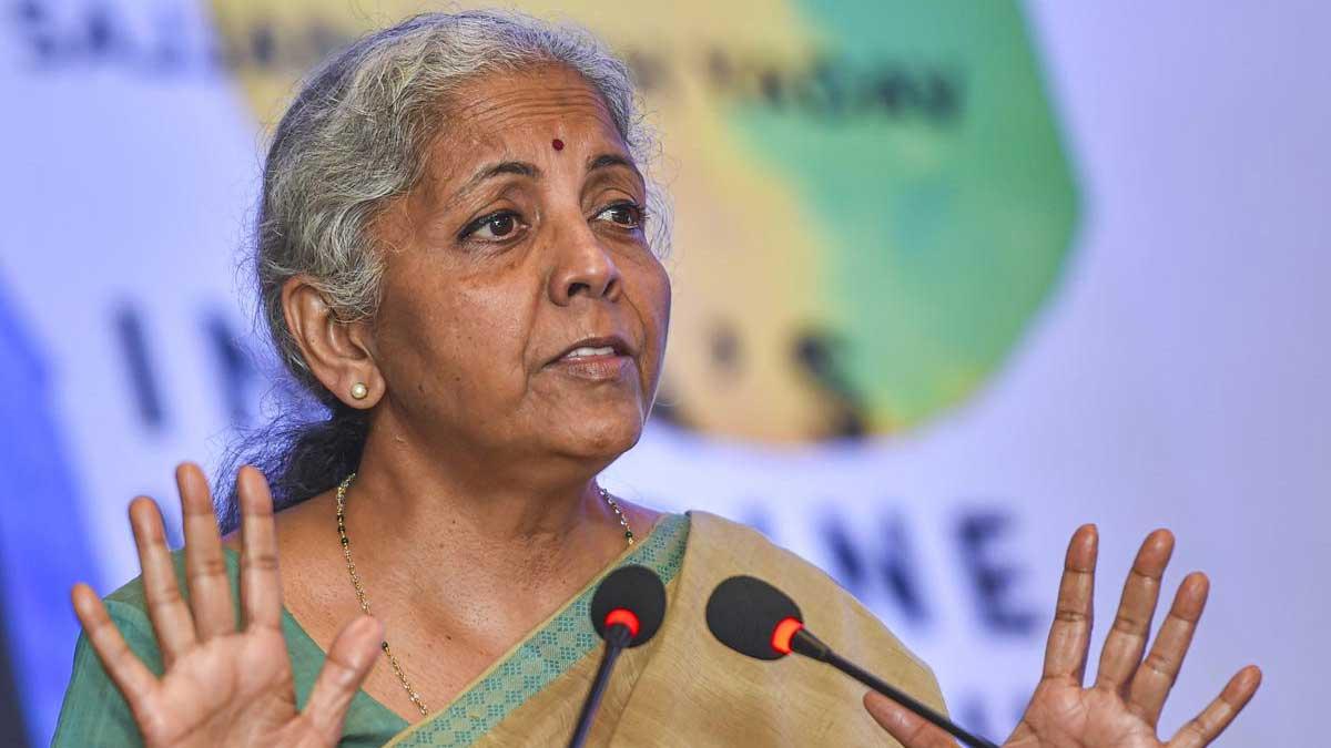 Finance Minister Nirmala Sitharaman